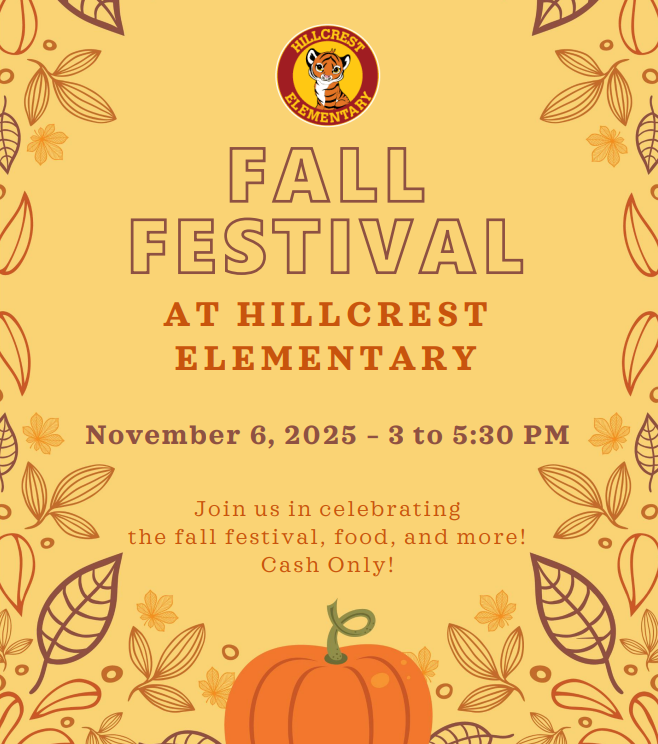 flyer about fall festival