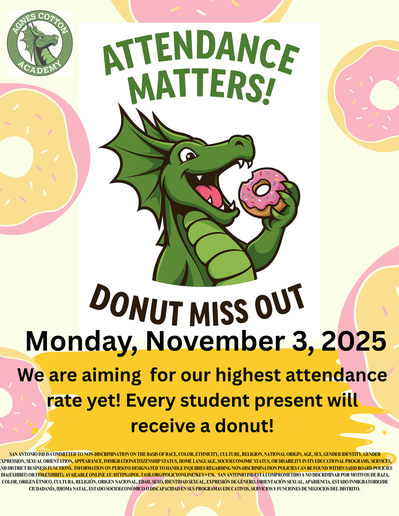 Attendance Matters, Donut Miss Out. 