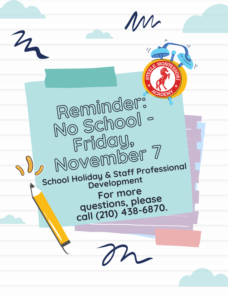 No School - Friday, November 7 (English)