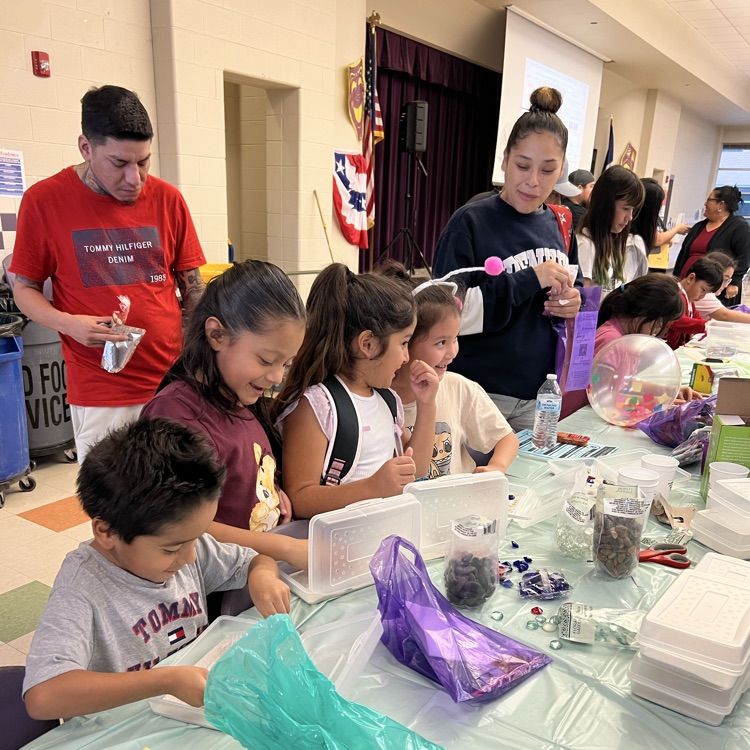Hands on activities at Fall Family Night