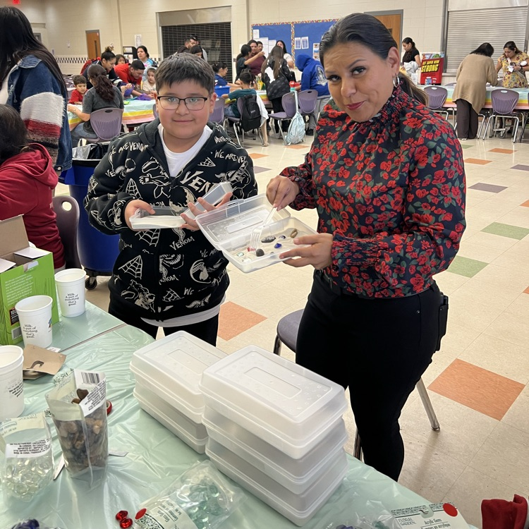 Hands on activities at Fall Family Night