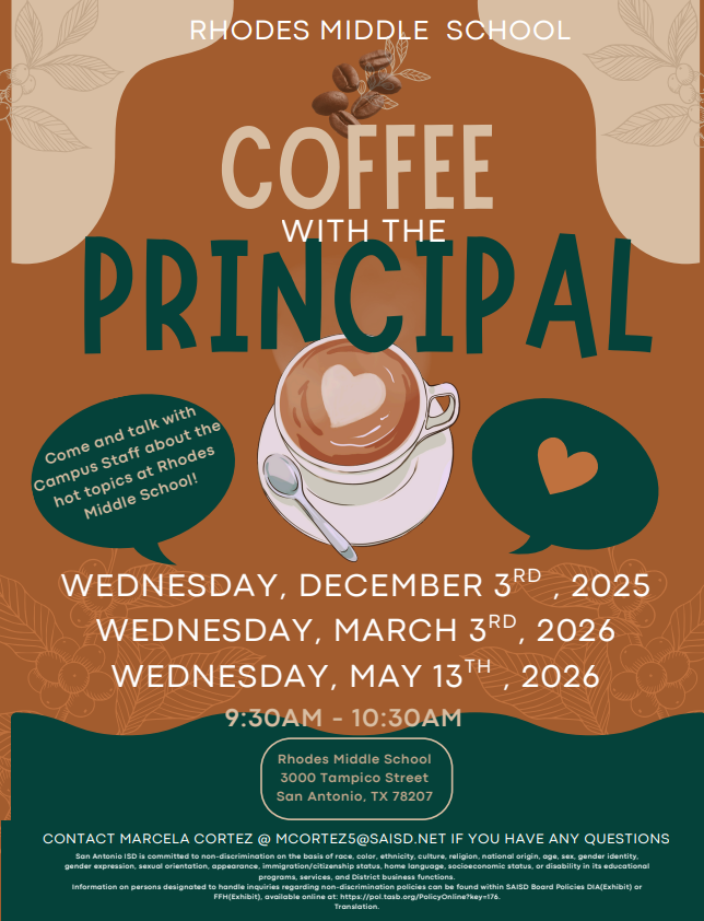 Coffee with the Principal