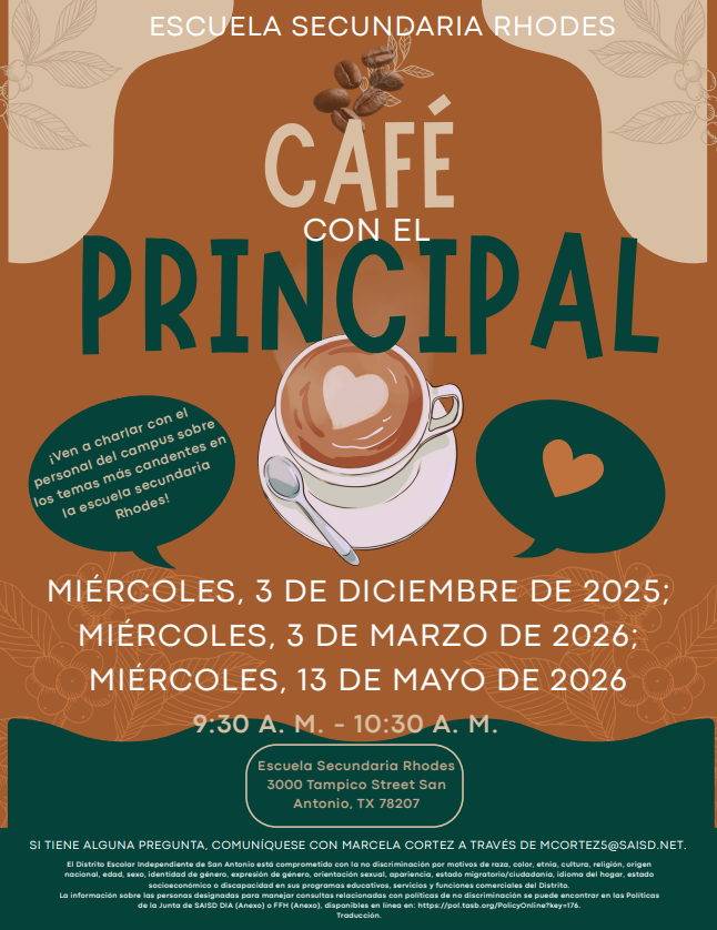 Coffee with the Principal