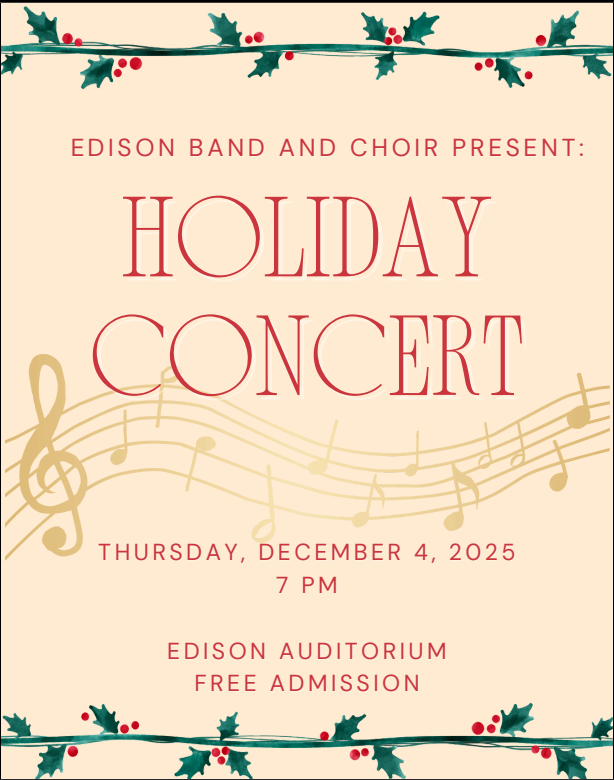Edison Band and Choir Concert