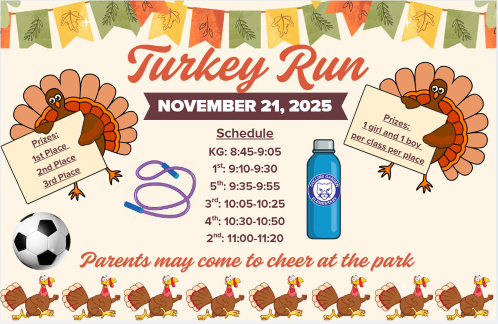 Turkey run Schedule