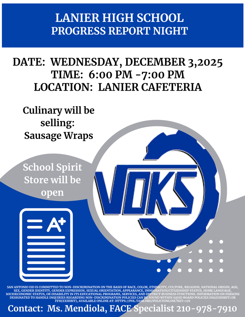 Progress Report Night December 3rd