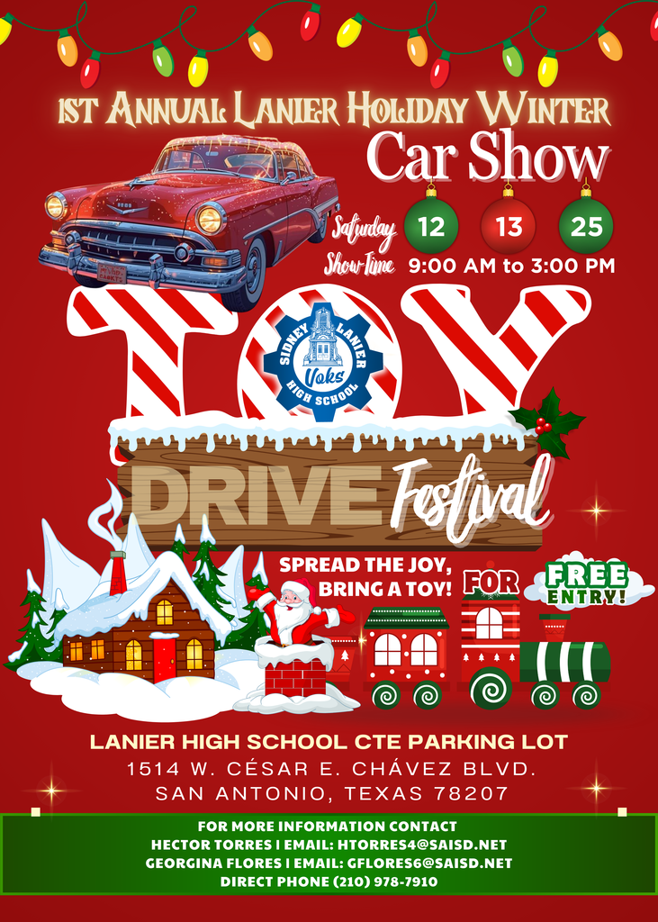 Lanier Winter Car Show Festival Flyer 