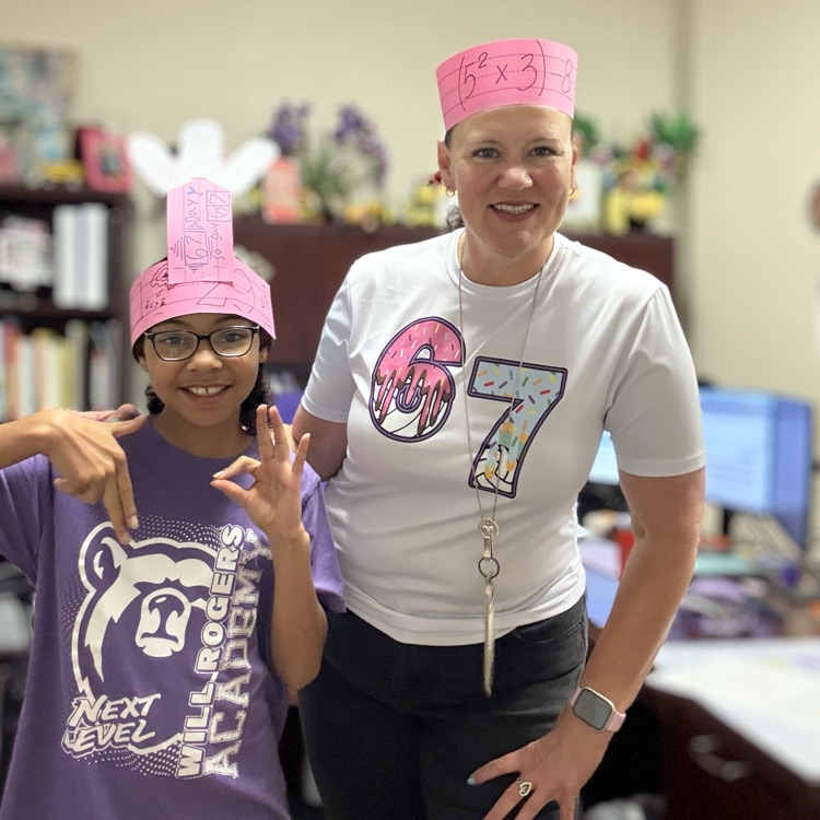 Celebrating the 67th day of school