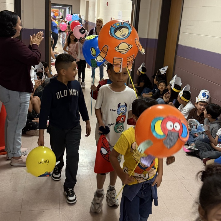 Balloon Parade at school 