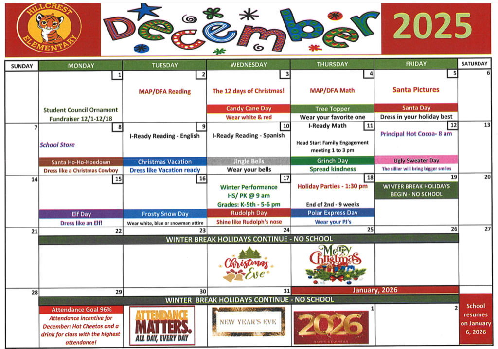 December calendar