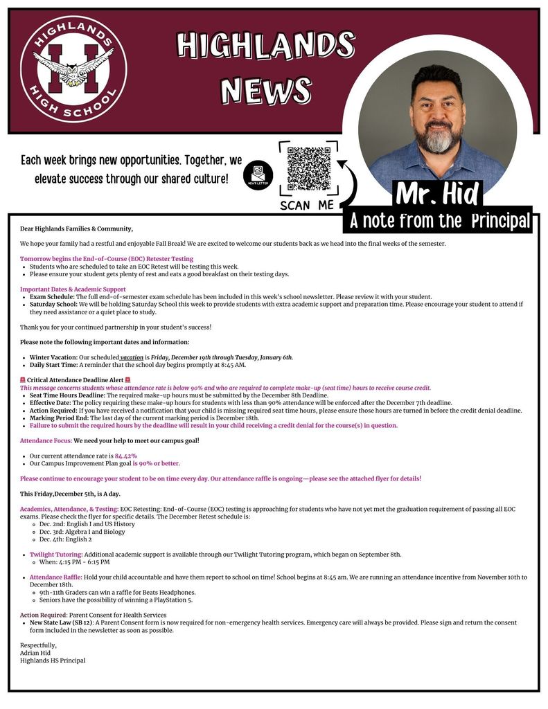 Community Newsletter – Weekly Updates