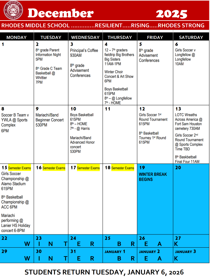 Campus Calendar