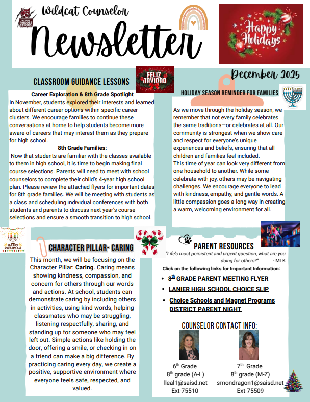 Counselor Newsletter