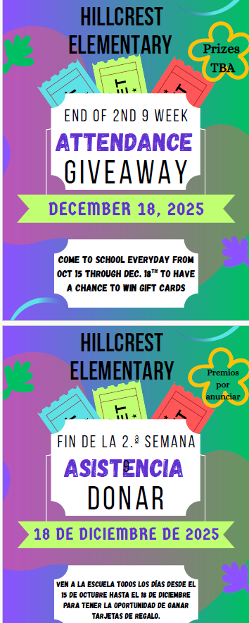 Flyer for Attendance