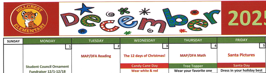 December Calendar