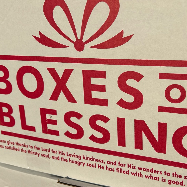 Boxes of blessings