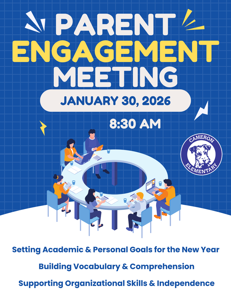 Parent Engagement Meeting on January 30th