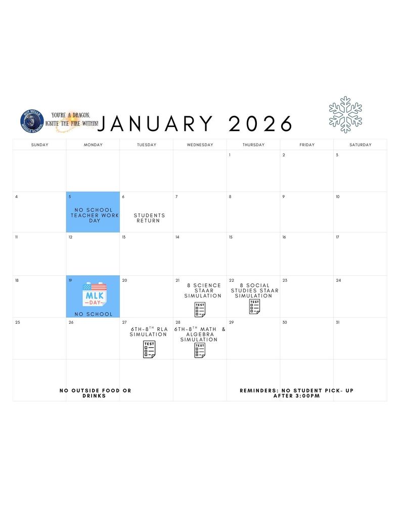 Jan Calendar 