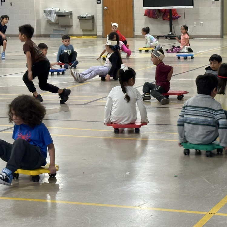 Students play in PE