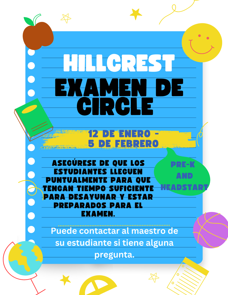 Circle testing flyer