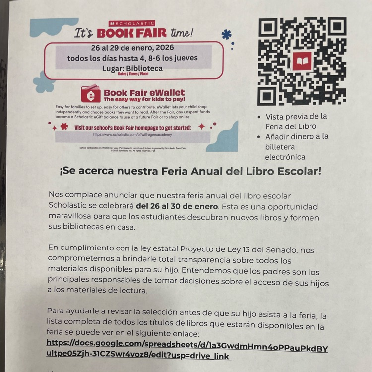 Book Fair Information