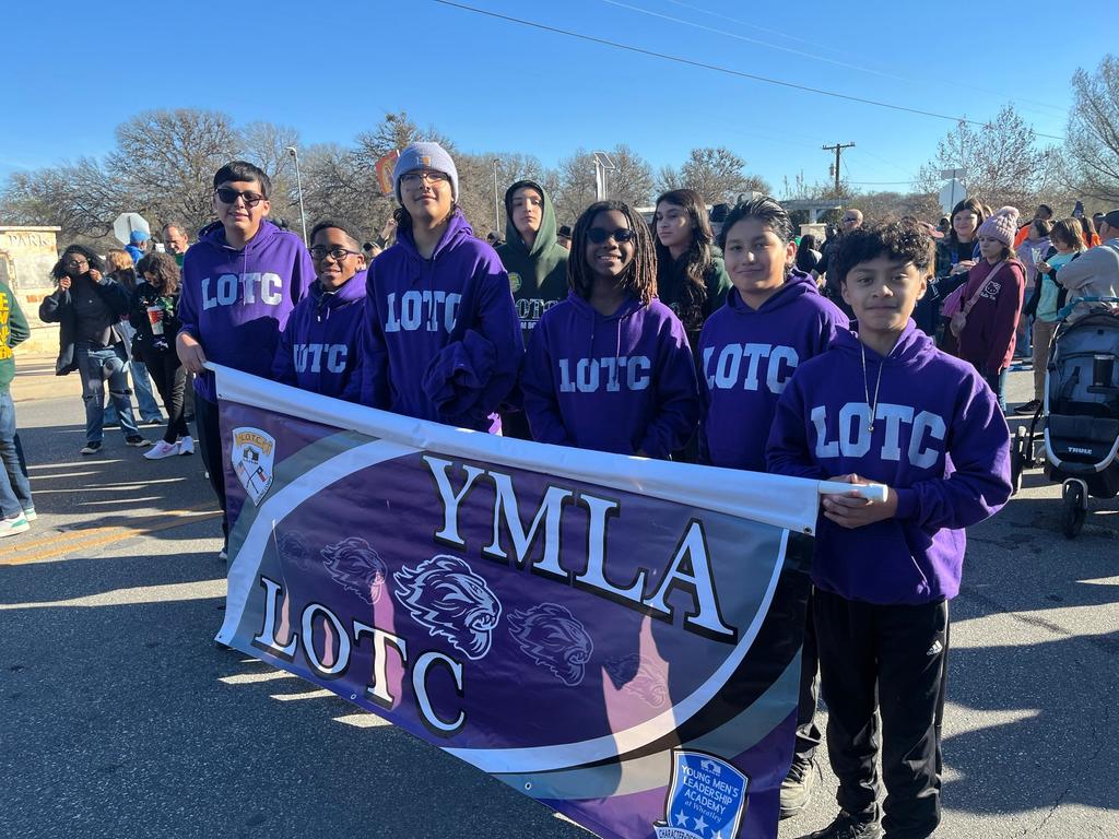 YMLA's LOTC cadets at the MLK Jr March