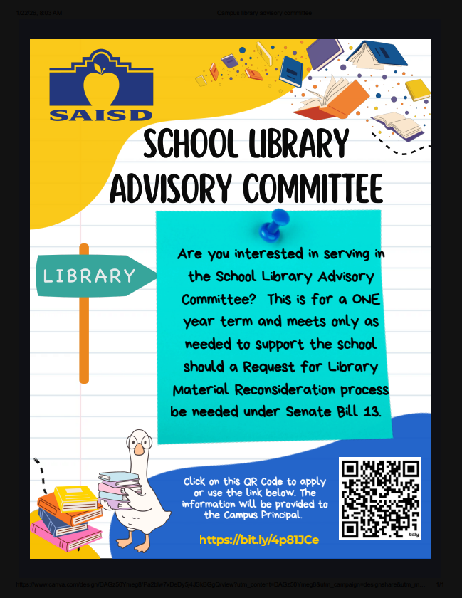 School Library Advisory