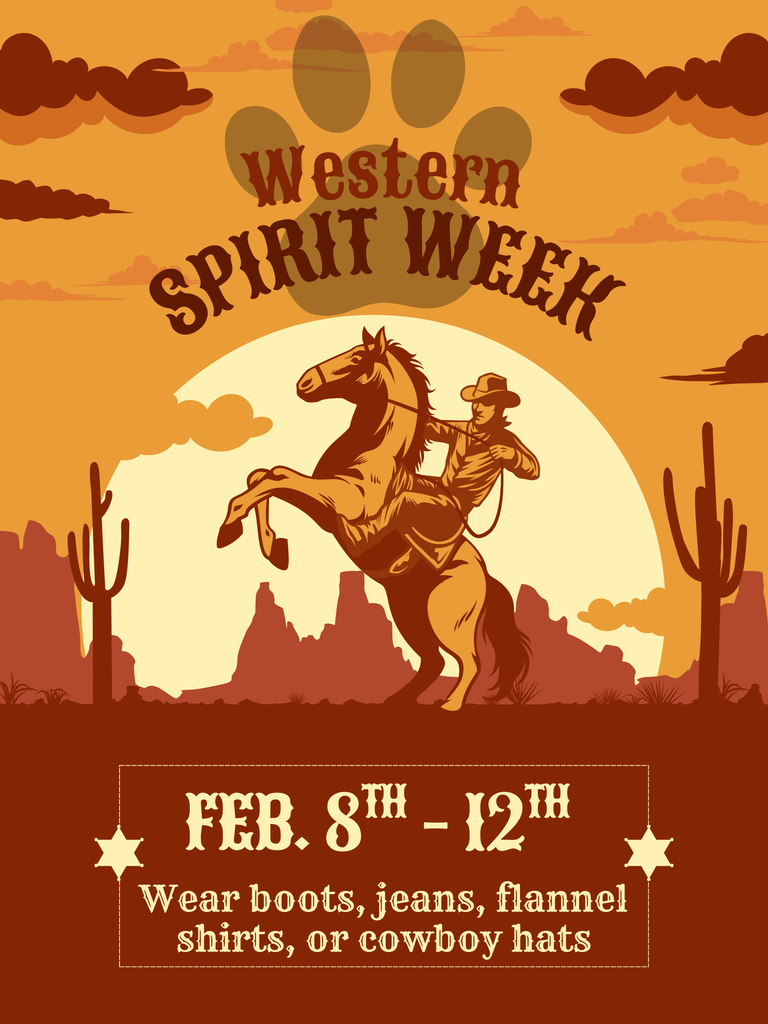 Western Spirit Week: February 8th - 12th