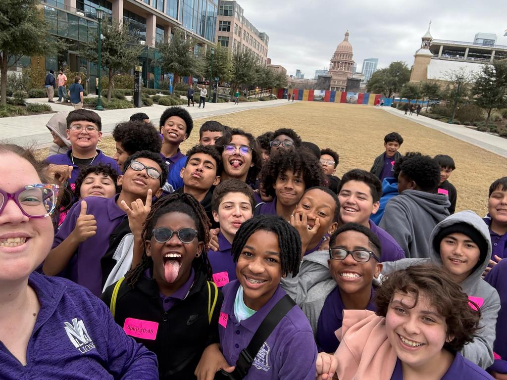 YMLA 7th graders at Bob Bullock