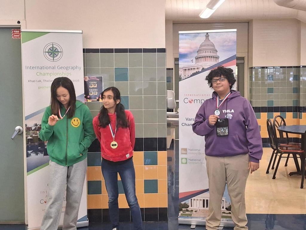 YMLA students receiving awards 