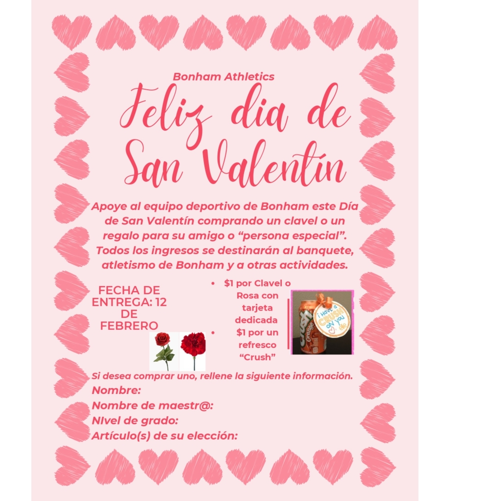 Valentine's spanish