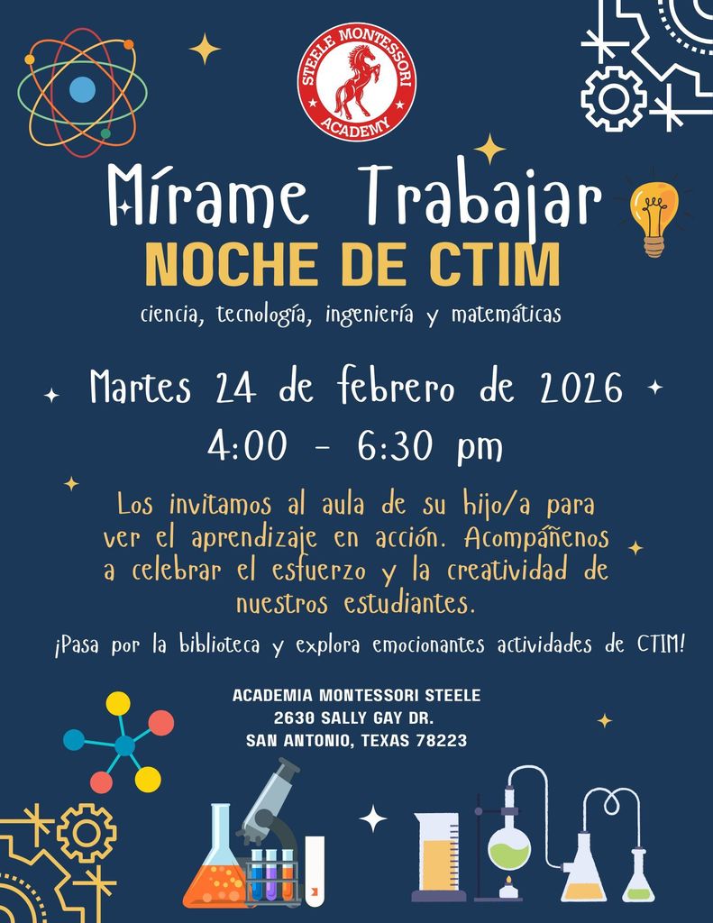 Watch Me Work STEM Nigh Spanish