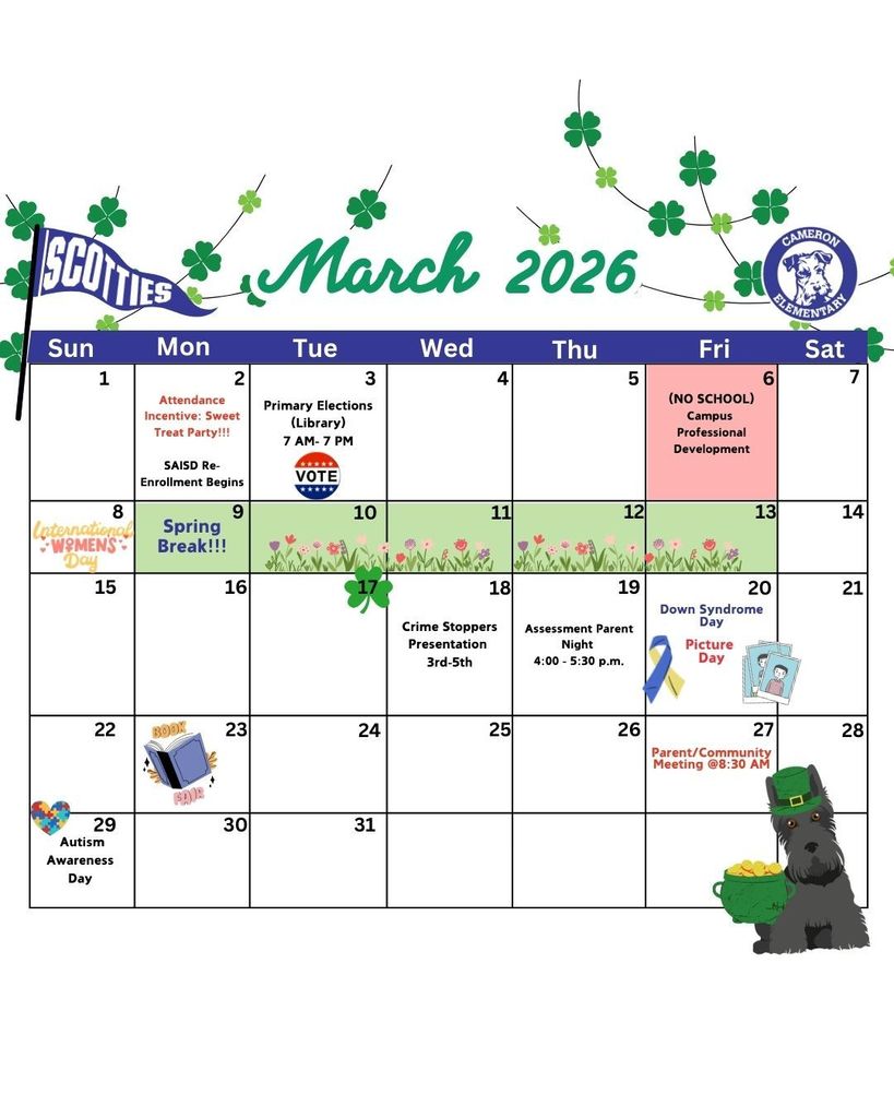 March 2026 Calendar