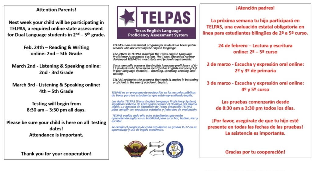 TELPAS Testing  