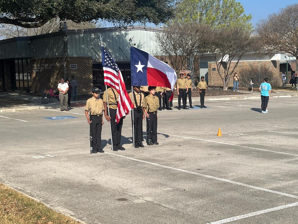 YMLA's LOTC cadets at Cole HS drill competition