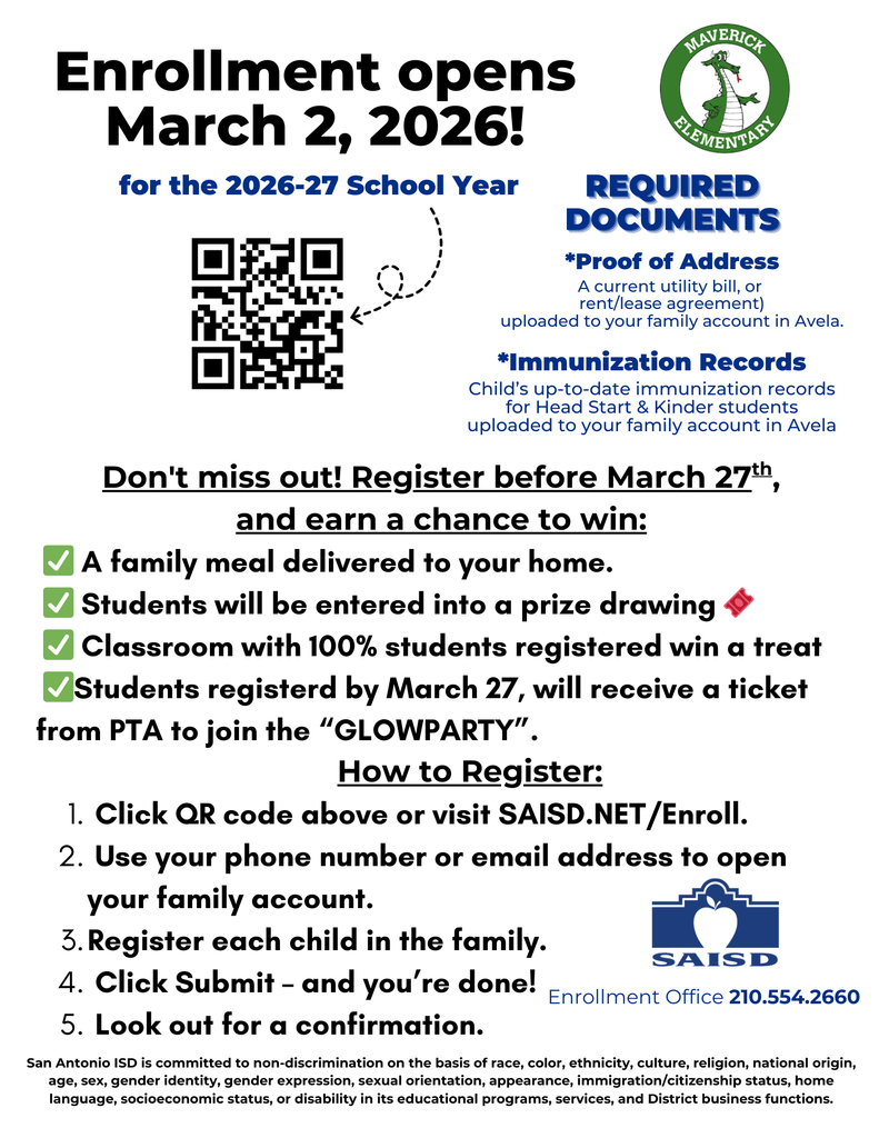 Enrollment Flyer English