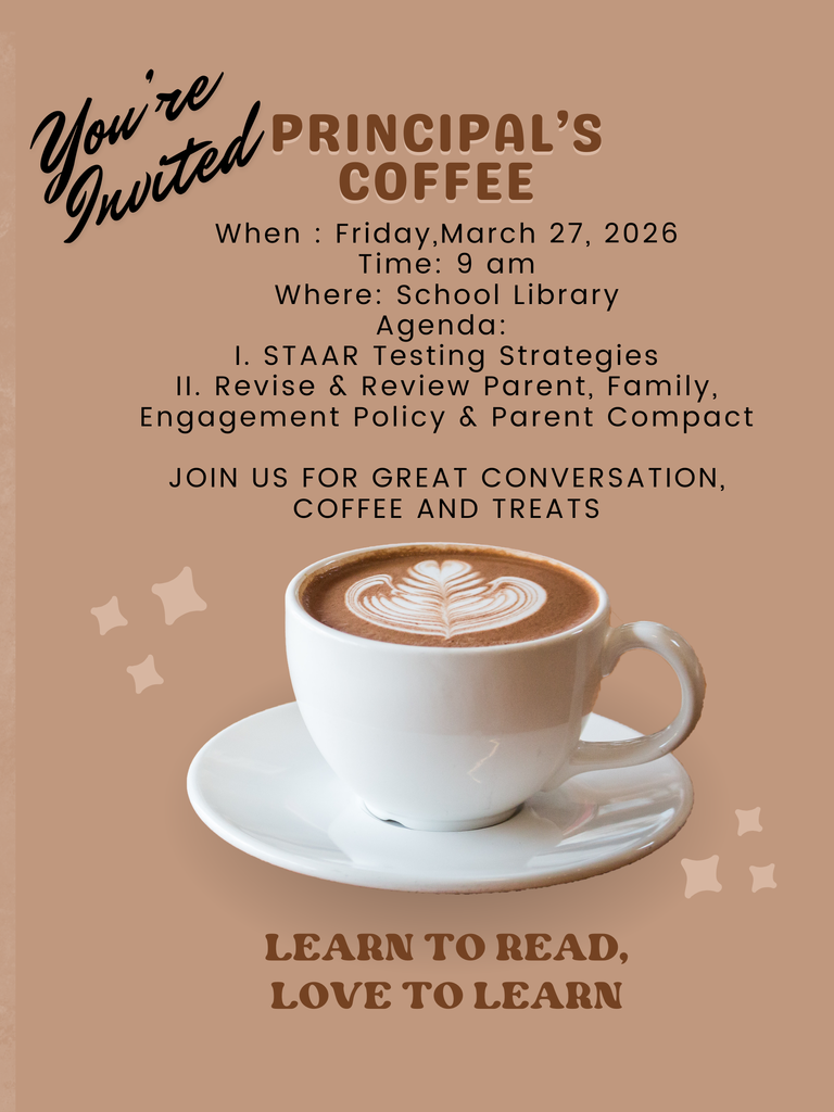 Principal's Coffee March 27th