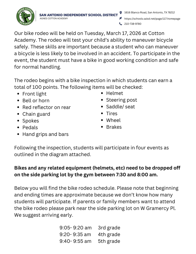 2025 CA bike rodeo info