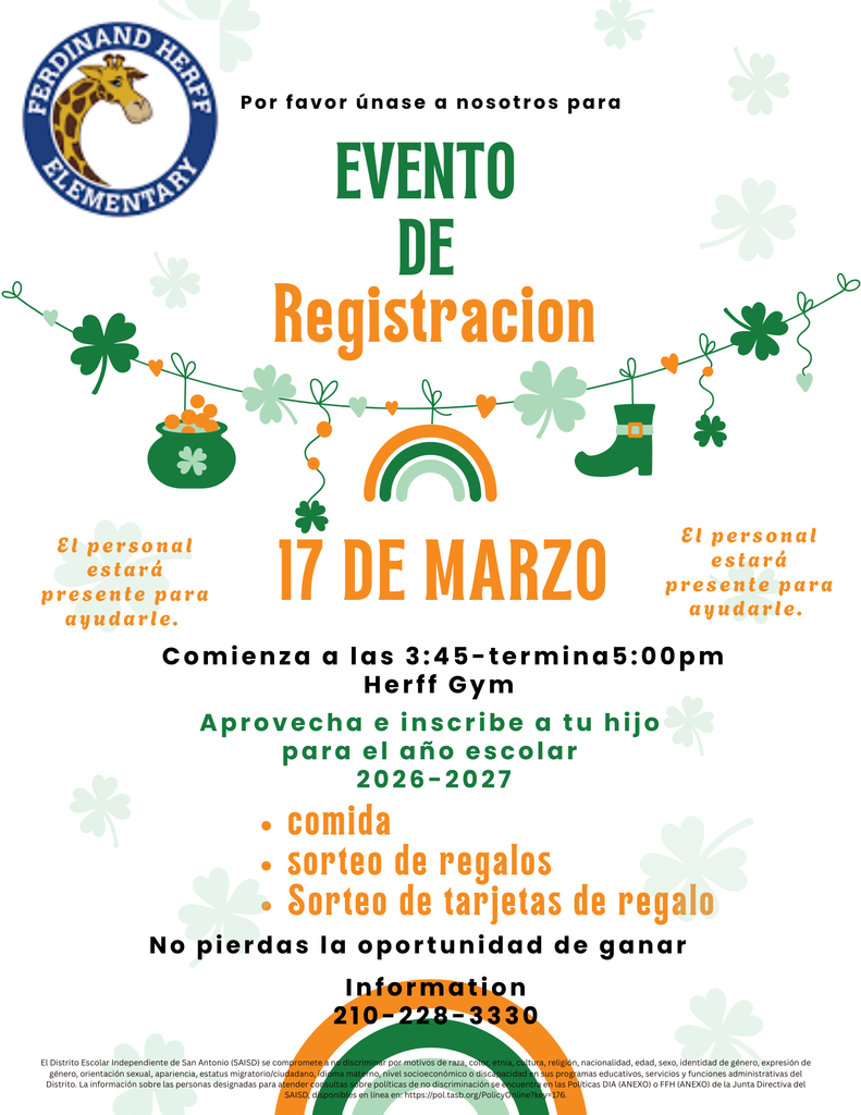 registration event spanish