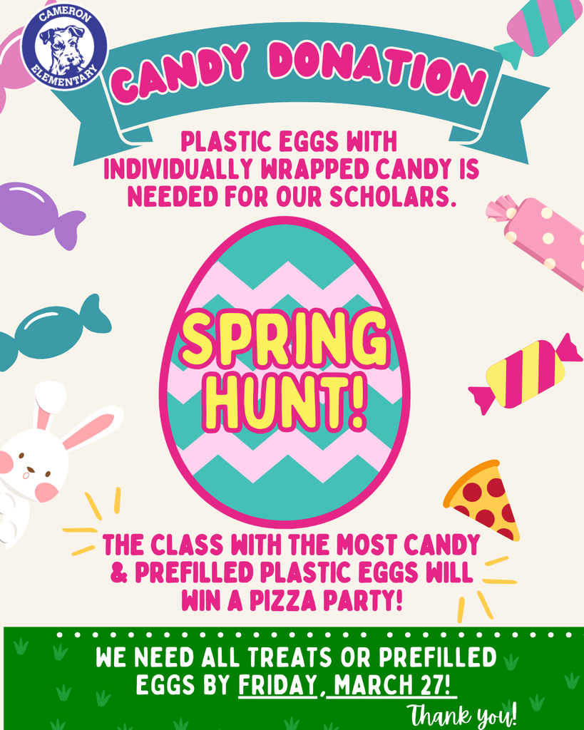 Candy Donation for Spring Hunt