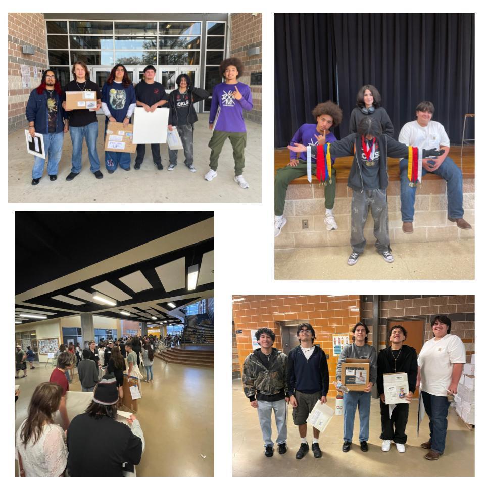 YMLA high school art students