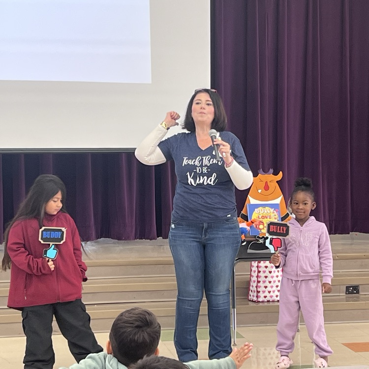 Author presents her book about being a kind buddy.