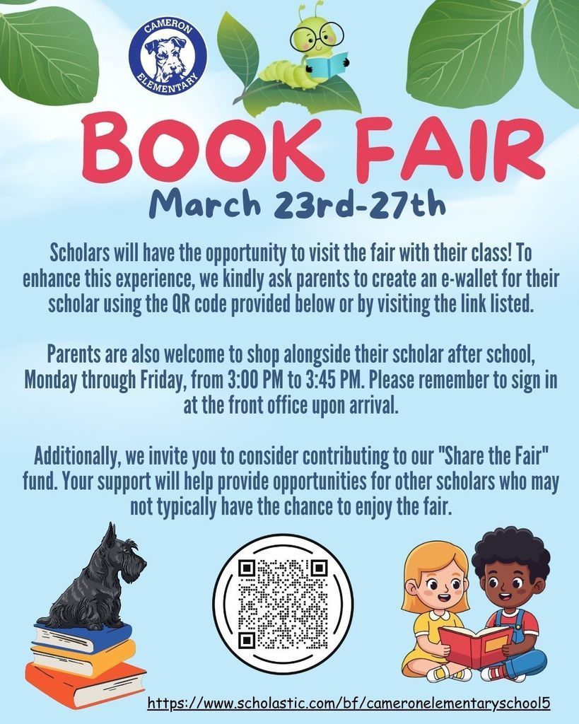 Book Fair: March 23rd-27th