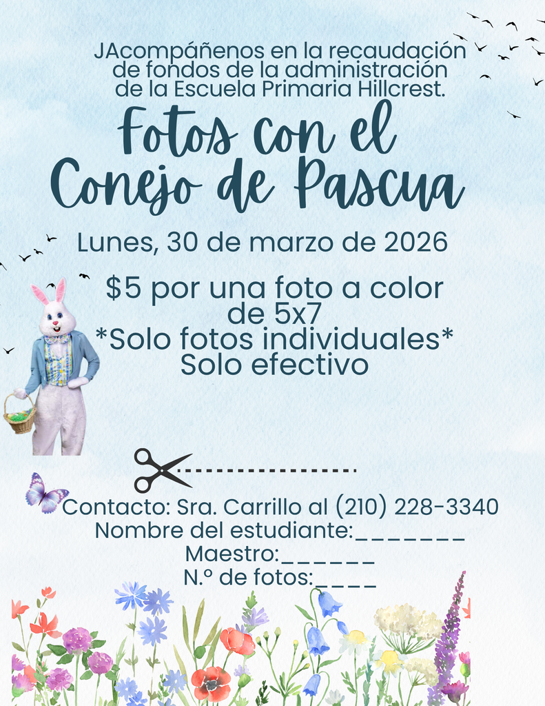 Photos with the Easter Bunny - $5 on March 30th 