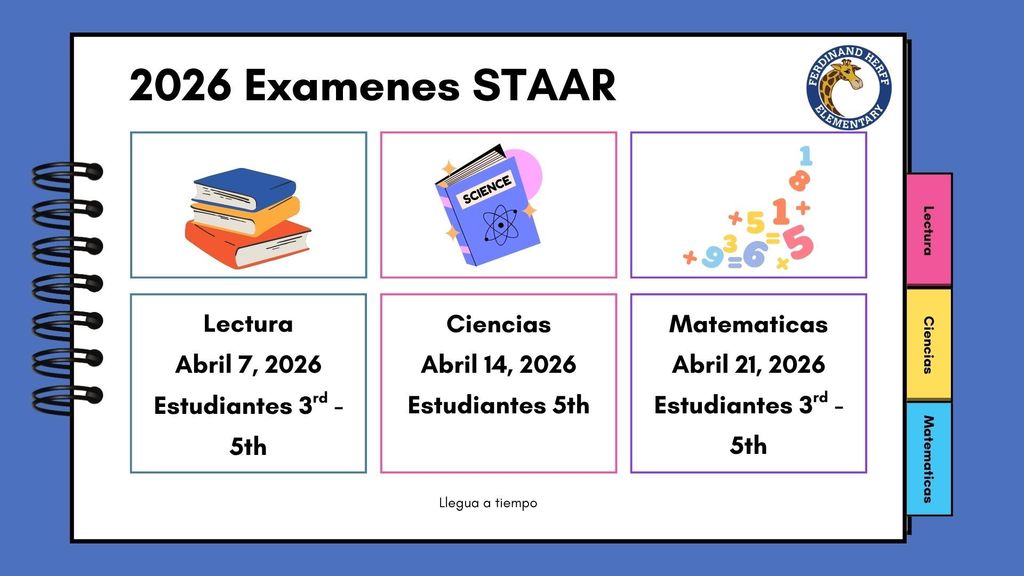STAAR Dates