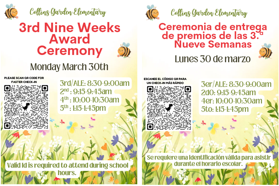 Awards Flyer