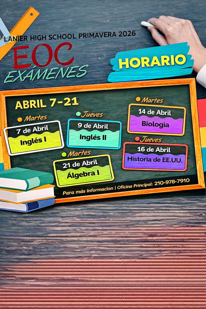 STAAR EOC Dates (SP)