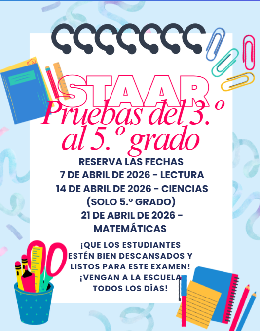 STAAR Date flyer
