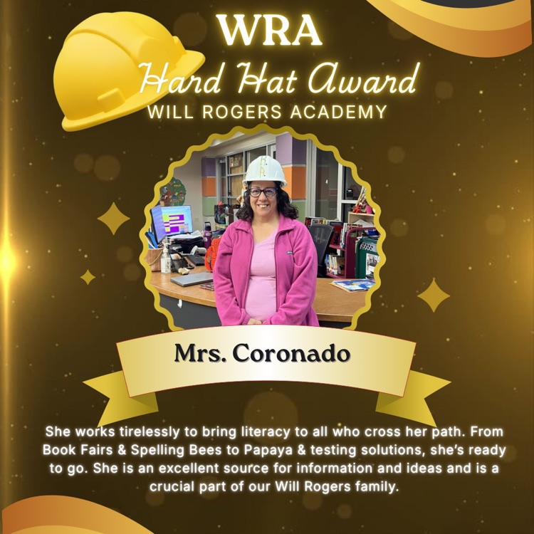 Congratulations, Mrs. Coronado!