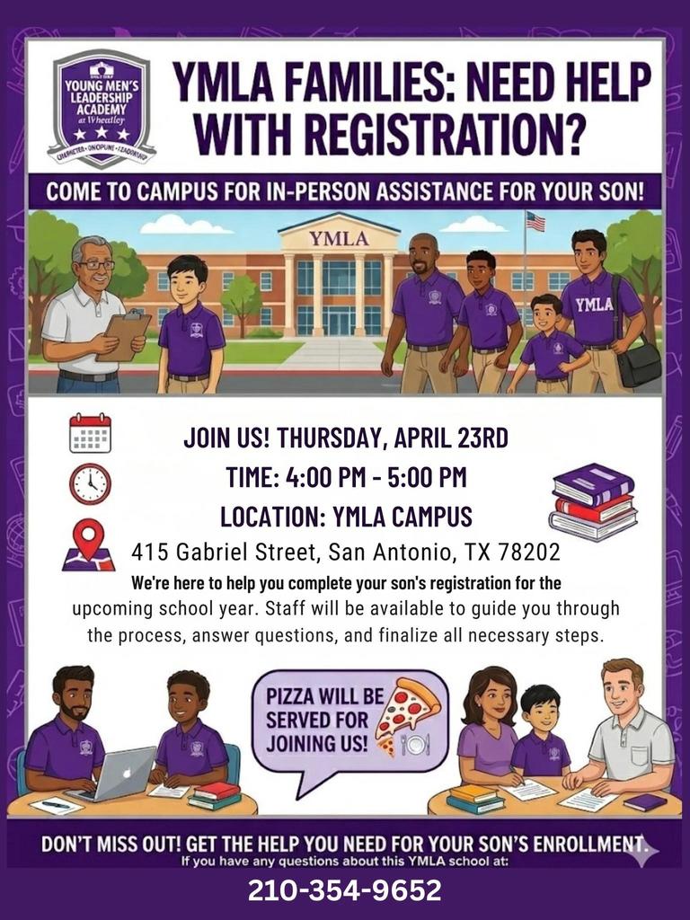 YMLA registration event
